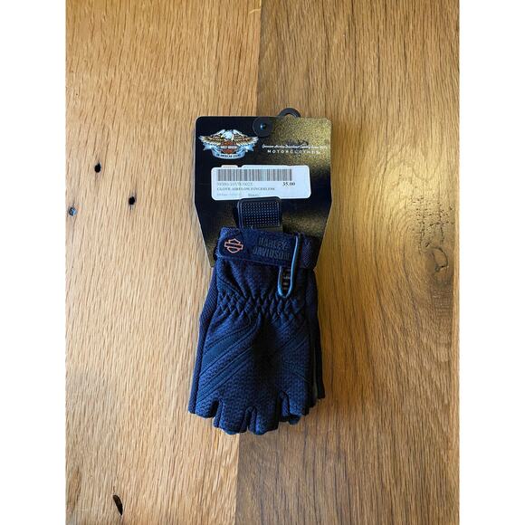 Harley-Davidson Women's Airflow Fingerless Motorcycle Riding Gloves, Sz X-Small - Picture 2 of 3
